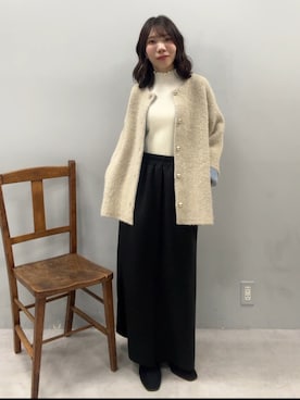 「アイテム（カーディガン/ボレロ）」を使った、りーちゃんさん（レディース・149cm・30代）の夏コーディネート