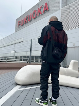 「carhartt」｜「アイテム（ナイロンジャケット）」を使った、薫さん（メンズ・168cm）の春コーディネート