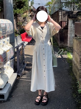 「Canal 4℃（カナルヨンドシー）のアイテム（アクセサリー）」を使った、👧さん（レディース・157cm）の秋コーディネート