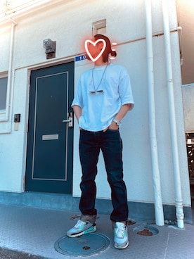 「ORIENT（オリエント）のアイテム」を使った、らきぼさん（メンズ・179cm）の春コーディネート