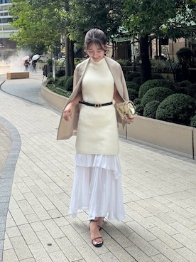 「アイテム（テーラードジャケット）」を使った、miki：）さん（レディース・158cm）の夏コーディネート