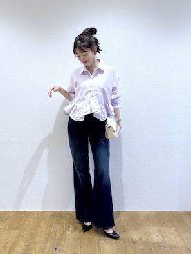 「La boutique BonBon（ラブティックボンボン）のアイテム」を使った、miki：）さん（レディース・158cm）の夏コーディネート
