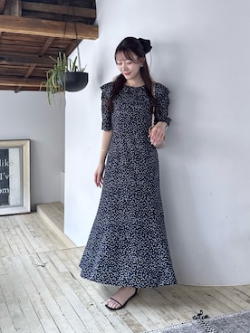 「La boutique BonBon（ラブティックボンボン）の【オウレンティ】キルティングチェーンバッグ（トートバッグ、ピンク系）」を使った、miki：）さん（レディース・158cm）の春コーディネート