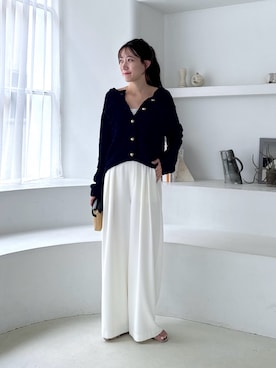 「アイテム（キャミソール）」を使った、miki：）さん（レディース・158cm）の秋コーディネート