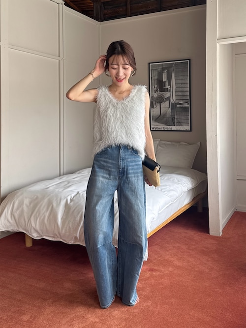 ラブティックボンボン デニム ワイドデニム（デニムパンツ）｜La boutique BonBon（ラブ