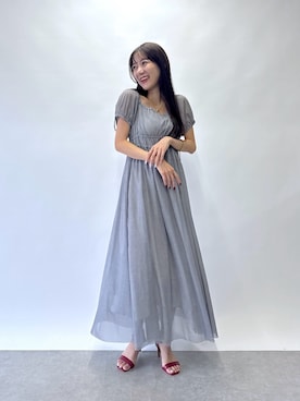 「デニムワンピース」｜miki：）さん（レディース・158cm）の夏コーディネート