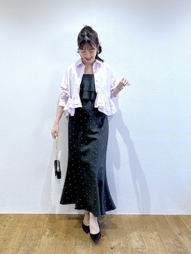 「La boutique BonBon（ラブティックボンボン）のアイテム」を使った、miki：）さん（レディース・158cm）の夏コーディネート