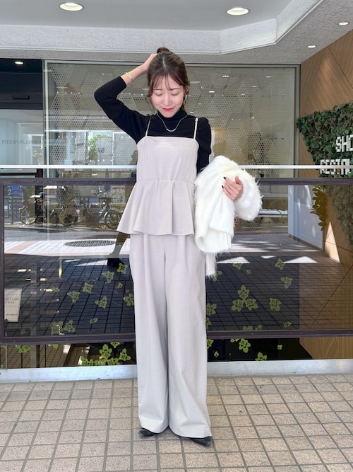 セール】【新色追加！】ベアトップオールインワン（サロペット