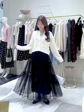 「スカートコーデ」｜miki：）さん（レディース・158cm）の冬コーディネート