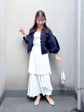 「アイテム（キャミソール）」を使った、miki：）さん（レディース・158cm）の夏コーディネート