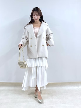 「アイテム（その他アウター）」を使った、miki：）さん（レディース・158cm）の夏コーディネート