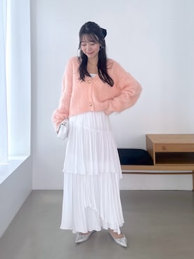 「アイテム（スカート）」を使った、miki：）さん（レディース・158cm）の夏コーディネート