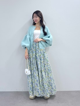 「アイテム（キャミソール）」を使った、miki：）さん（レディース・158cm）の冬コーディネート