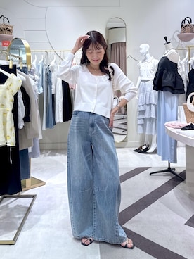 「La boutique BonBon（ラブティックボンボン）のアイテム」を使った、miki：）さん（レディース・158cm）の夏コーディネート