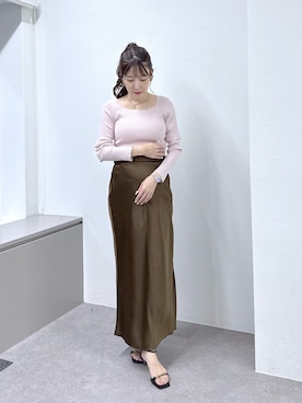 「La boutique BonBon（ラブティックボンボン）のアイテム」を使った、miki：）さん（レディース・158cm）の夏コーディネート