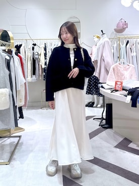 「キャミワンピース」｜miki：）さん（レディース・158cm）の冬コーディネート