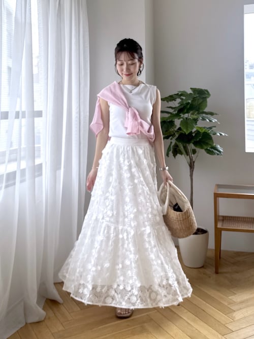 新品未使用　La boutique BonBonシアークロップドシャツ　ゆったり La boutique Bonbon（ラブティックボンボン） ブラウス シャツ 「再販