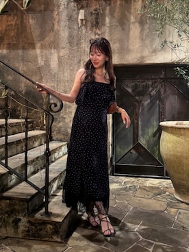 「La boutique BonBon（ラブティックボンボン）のアイテム」を使った、miki：）さん（レディース・158cm）の夏コーディネート