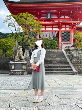 「ANDGEEBEE（アンジービー）のアイテム」を使った、むーんさん（レディース・165cm）の秋コーディネート