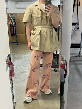 「VINTAGE（ヴィンテージ）のアイテム（スウェットパンツ）」を使った、陽さん（メンズ・163cm）の夏コーディネート