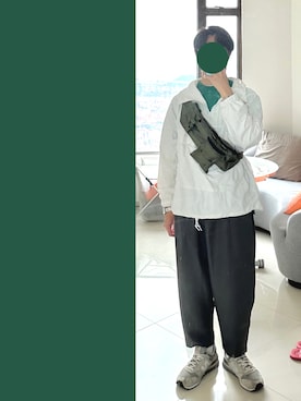 「NEW BALANCE（ニューバランス）のCM996（スニーカー）」を使った、J___collectさん（メンズ・172cm）の冬コーディネート