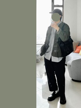 「Carhartt WIP（カーハートダブリューアイピー）のアイテム（キャップ）」を使った、J___collectさん（メンズ・172cm）の冬コーディネート