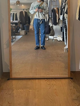 「アイテム（スウェット）」を使った、せせりさん（メンズ・174cm・20代）の秋コーディネート