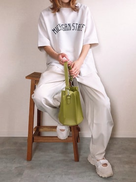 「LUANA（ルアナ）のアイテム」を使った、megmonさん（レディース・152cm）の秋コーディネート