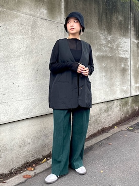 RUKAさん(レディース・160cm)の秋コーディネート