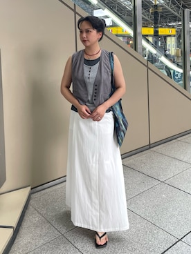 RUKAさん（レディース・160cm）の夏コーディネート