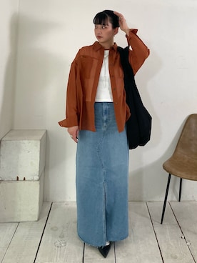 RUKAさん（レディース・160cm）の春コーディネート