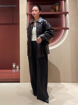RUKAさん（レディース・160cm）の秋コーディネート