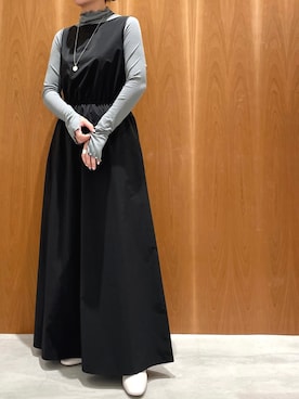 「LAROUTE」｜RUKAさん（レディース・160cm）の冬コーディネート