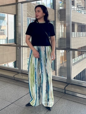 「NOMINE（ノミネ）のアイテム」を使った、RUKAさん（レディース・160cm）の春コーディネート
