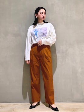 「ノミネ」｜RUKAさん（レディース・160cm）の春コーディネート