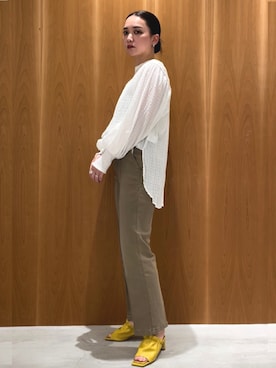 「LAROUTE」｜RUKAさん（レディース・160cm）の春コーディネート