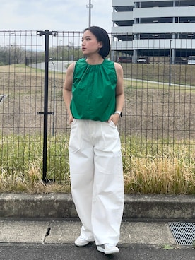 RUKAさん（レディース・160cm）の春コーディネート