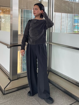 RUKAさん（レディース・160cm）の秋コーディネート