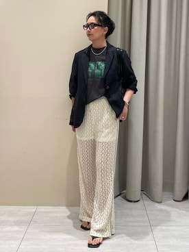RUKAさん(レディース・160cm)の夏コーディネート