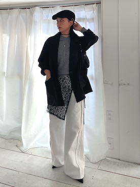 RUKAさん(レディース・160cm)の冬コーディネート