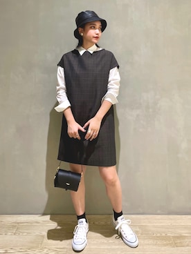 RUKAさん（レディース・160cm）の秋コーディネート