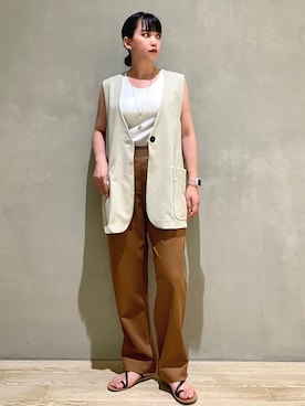 RUKAさん（レディース・160cm）の夏コーディネート