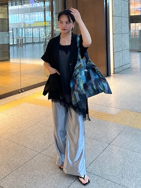RUKAさん(レディース・160cm)の夏コーディネート