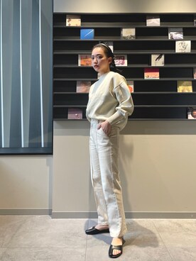 「LAROUTE」｜RUKAさん（レディース・160cm）の冬コーディネート