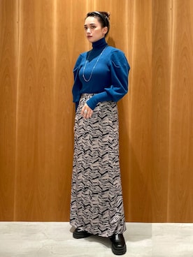 「LAROUTE」｜RUKAさん（レディース・160cm）の秋コーディネート