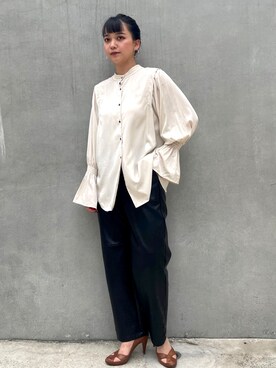 「ノミネ」｜RUKAさん（レディース・160cm）の秋コーディネート