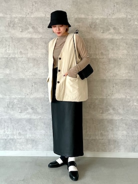 「LAROUTE（ラルート）のアイテム」を使った、RUKAさん（レディース・160cm）の夏コーディネート