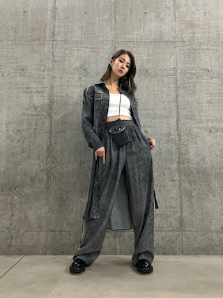 DIESEL ディーゼル　リラックス　トロンプルイユデニムパンツ　イージーパンツ DIESEL｜メンズ パンツ トロンプルイユ デニム | Rakuten