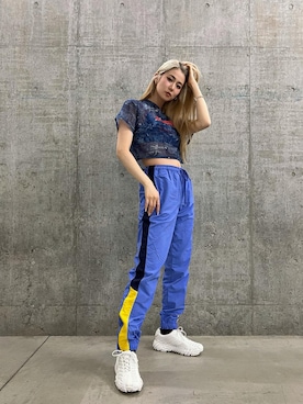 「アイテム（アンダーウェア）」を使った、ERINAさん（レディース・168cm）の春コーディネート