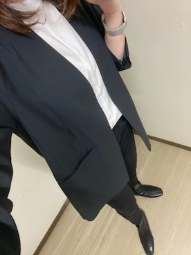 「スクエアトゥ」｜「アイテム（腕時計）」を使った、jmsn_cさん（レディース・163cm）の秋コーディネート